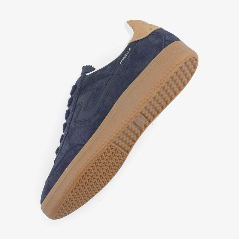 SHEFFIELD JOGGER M - SUEDE/NUBUCK - BLEU INDIGO/BISCUIT